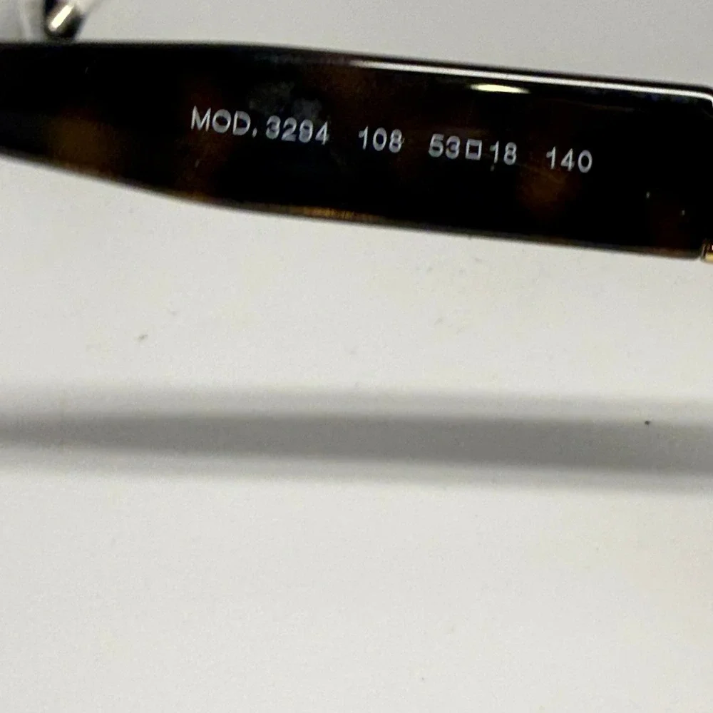 Versace MOD 3294 108 Tortoise Shell Medusa Head Eyeglasses Frame Italy 53-18-140